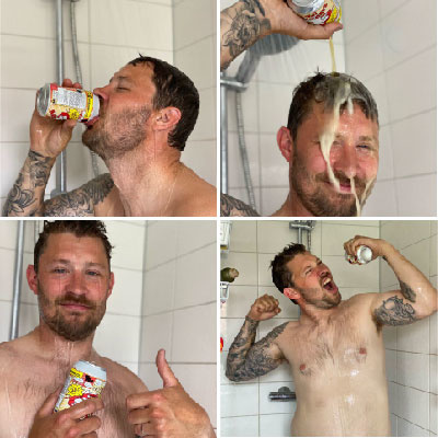 Shower Beer anyone?