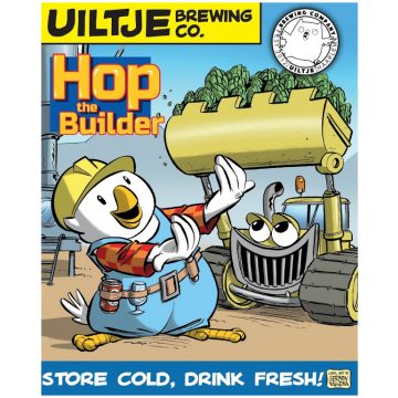 Uiltje- Hop the Builder- Poster